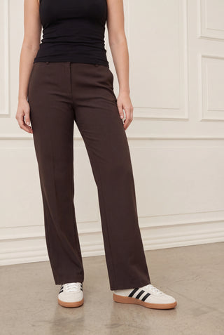Firenze Wide Pant - Brun