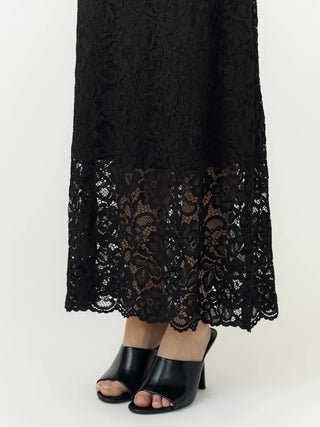 LACEY LONG LACE SKIRT