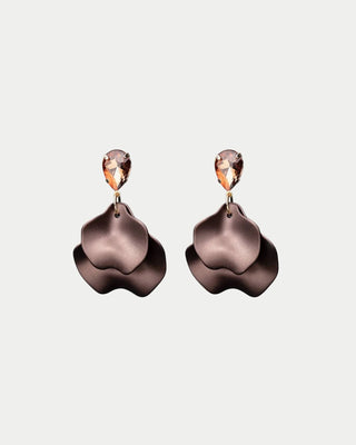 Leaf Earrings Cz