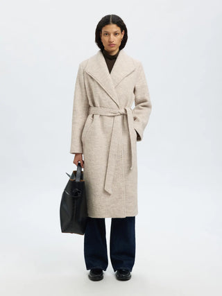 ROSA BOUCLE WOOL BLEND COAT