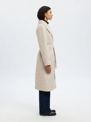 ROSA BOUCLE WOOL BLEND COAT