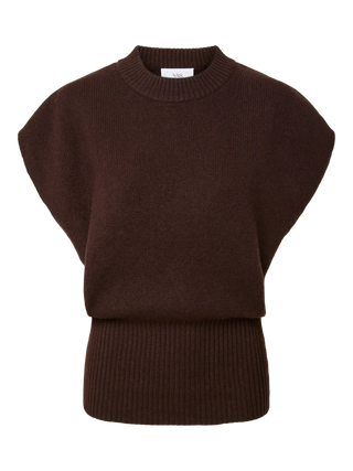 Esli Wool Blend Knit Vest
