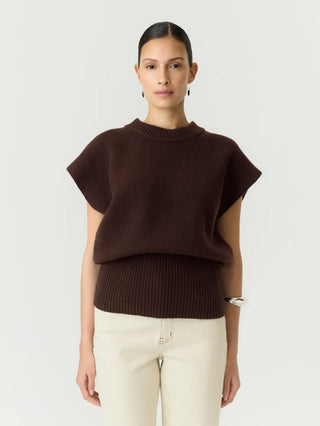 Esli Wool Blend Knit Vest