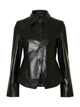 Fio Leather Overshirt