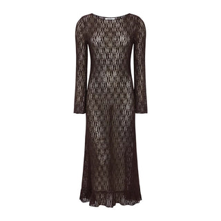 Olena Midi Dress Brun