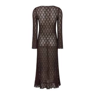 Olena Midi Dress Brun