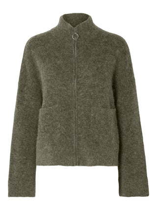 Sia Ras LS Knit Zipper Cardigan