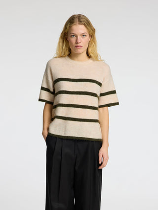 MALINE-LILIANA 2/4 KNIT O-NECK