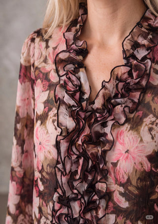 Vibse Ruffle Blouse