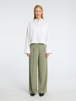 Astha Cropped Boxy Shirt