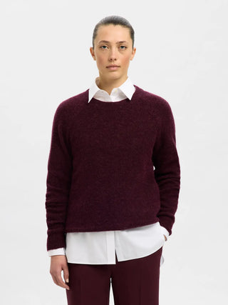 LULU LS KNIT O-NECK FIG