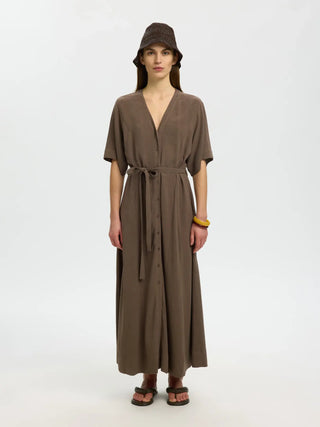 VIVA REGULAR LINEN BLEND DRESS