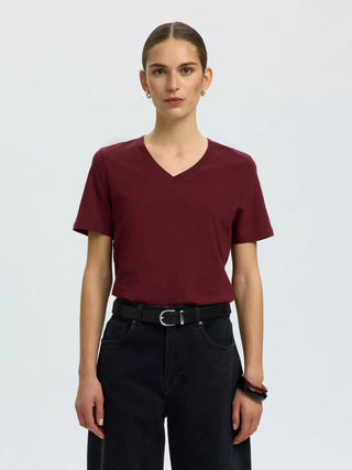 ESSENTIAL SS V-NECK TEE