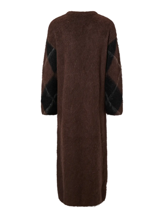 ARGY LS LONG MOHAIR BLEND KNIT DRESS