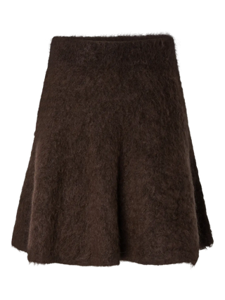 TILDE HW MOHAIR BLEND KNIT SKIRT