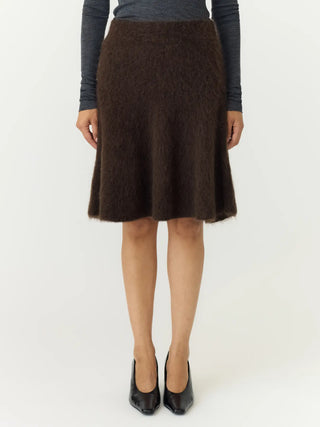 TILDE HW MOHAIR BLEND KNIT SKIRT