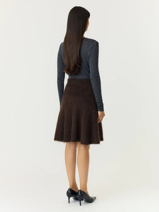 TILDE HW MOHAIR BLEND KNIT SKIRT