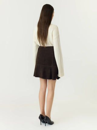 COLLY HW SUEDE SKIRT