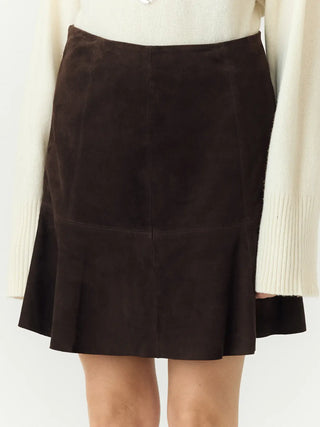 COLLY HW SUEDE SKIRT