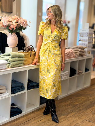 STRAY MIDI DRESS