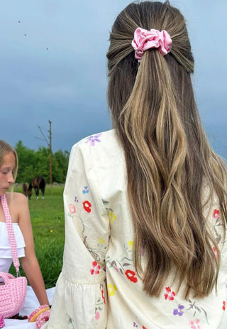 Silkes Scrunchie Medium Angel Pink