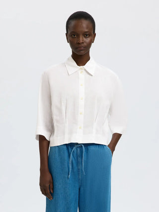CLEO REGULAR 3/4 CROPPED SHIRT