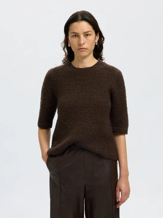 LELOU 2/4 KNIT O-NECK