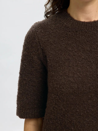 LELOU 2/4 KNIT O-NECK