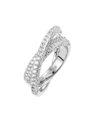 Donna twist ring silver