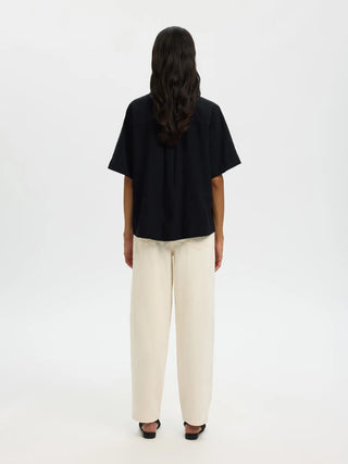 LUISA LINEN BLEND POLO