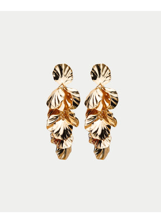 Shell Leaf Earrings