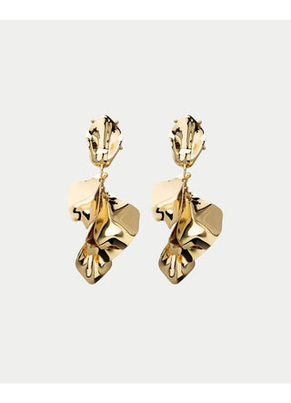 Leaf Earrings Metalic