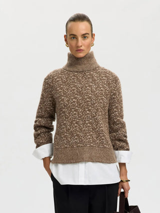LULU DUO LS KNIT HIGH NECK