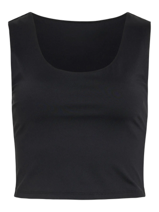 KENZA U-NECK S/L CROP TANK TOP
