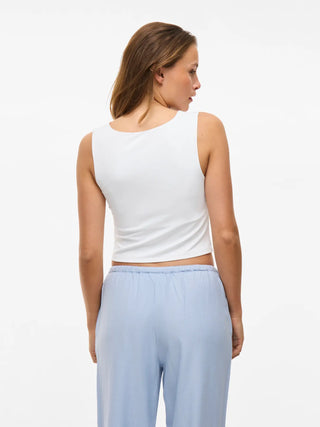 KENZA U-NECK S/L CROP TANK TOP