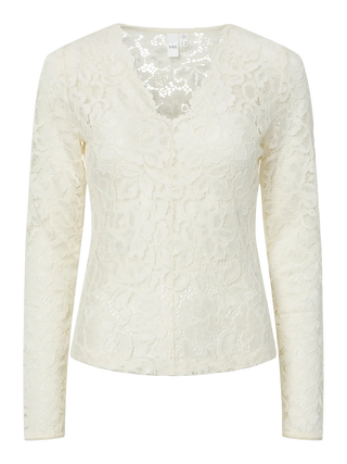 LACEY V-NECK LACE TOP