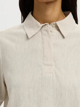 LUISA LINEN BLEND POLO