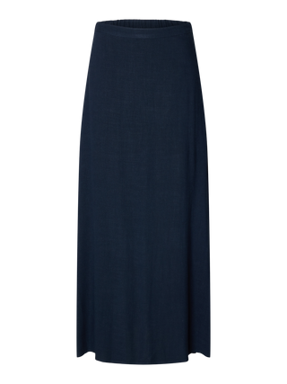 VIVA HW ANKLE LINEN BLEND SKIRT