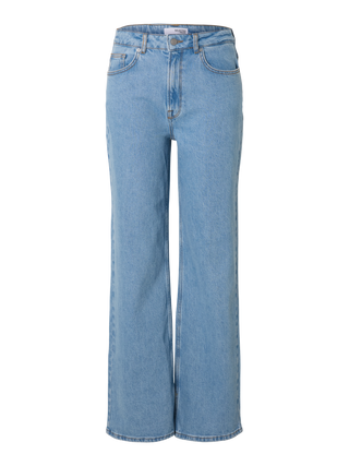 ALICE HW WIDE LONG LIG BLU JEANS