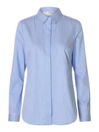 ROMIE STRIPED FITTED SHIRT