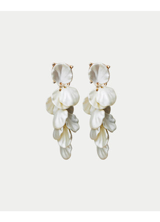 Shell Leaf Earrings