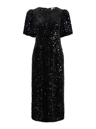 SOFIE 2/4 SEQUIN MIDI DRESS