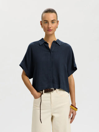 Viva SS Cropped Shirt