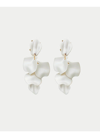 Leaf Earrings Pearl