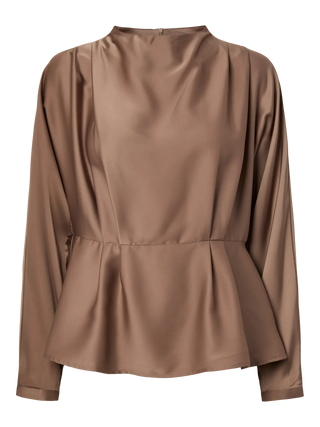 PELLA LS FUNNEL NECK TOP