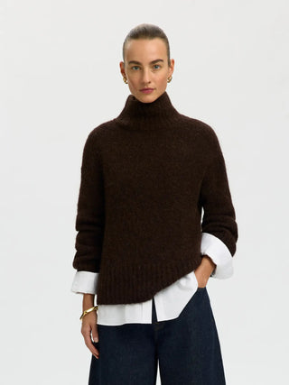 GABRIELLA LS KNIT HIGH NECK
