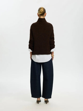 GABRIELLA LS KNIT HIGH NECK