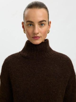 GABRIELLA LS KNIT HIGH NECK