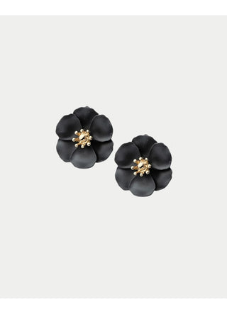 Flower Small Clip On Earrings