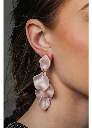 Leaf Earrings Pearl
